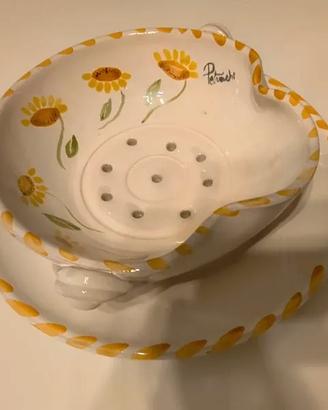 ciotole per aperitivo scolatutto ceramica