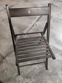 sedie in legno pieghevoli 