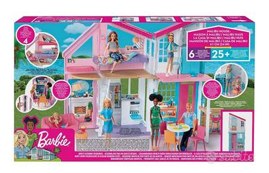 CASA BARBIE MALIBU + Barbie-Monster high