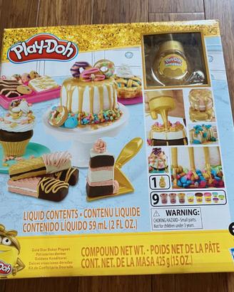 Play-Doh Gold Star Bakery Playset + parrucchiera