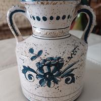 Vaso ceramica ARS Deruta dipinto a mano