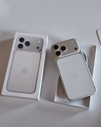 iPhone 17 pro max 256GB silver batteria 100%