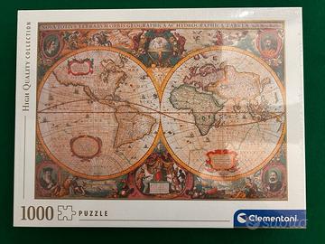 Puzzle Clementoni 1000 pz Mappa Antica Nuovo