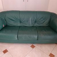 DIVANO 3 POSTI PELLE