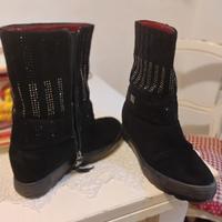 stivaletti donna camoscio 