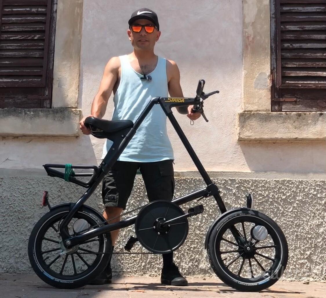 87 STRIDA bici pieghevole MK1 design Mark Sanders Biciclette In