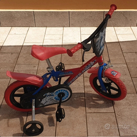 Bicicletta Dino Bikes 12" Spiderman Rosso/blu