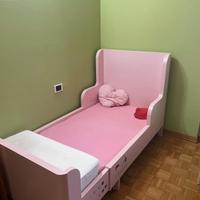 Letto bambina rosa 