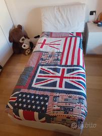 Letto una piazza con contenitore