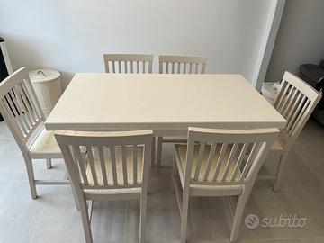 Tavolo e sedie Lube