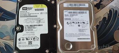 Lotto 4 Hard Disk HDD SATA 3.5" – 200GB 250GB 320G