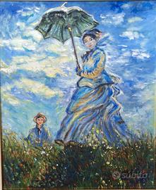 Dipinto firmato Olio su tela – Reintrep. Monet
