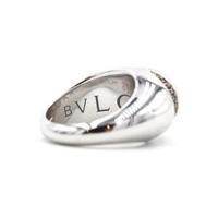Anello Bulgari Cabochon in oro bianco e diamanti