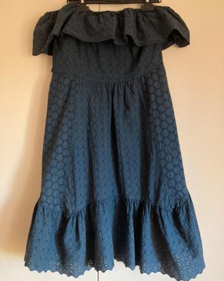 Abito vestito Lokita Milano in cotone sangallo M/L