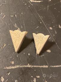 Coppia Punte Colletto Country Western Vintage