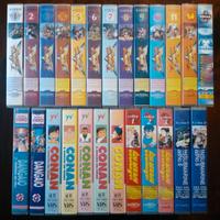 Lotto 25 VHS anime cartoni animati giapponesi