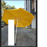 ombrellone giallo diametro 3 metri altezza 2,35 m
