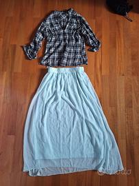 Blusa Terranova + gonna Zara