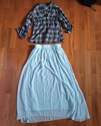Blusa Terranova + gonna Zara