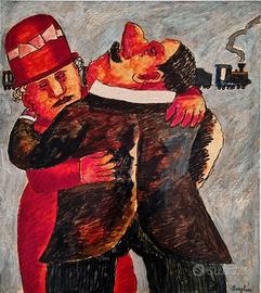 BORGHESE FRANZ  "L'abbraccio"