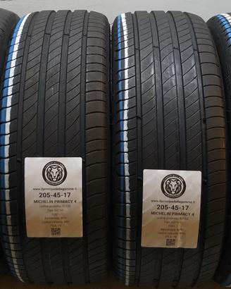 4 GOMME 205 45 17 MICHELIN A51120
