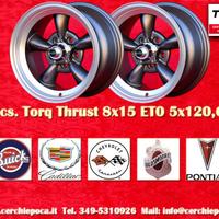 2 pz cerchi Chevrolet Torq Thrust 8x15 ET0 5x120.6