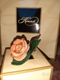 Rosa in porcellana Herend