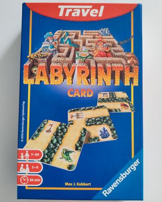 Gioco Labyrinth Card Travel