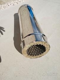 Silenziatore inox per tubi impianti aspirazione