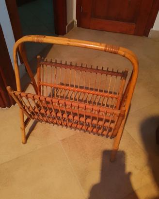 PORTARIVISTE IN LEGNO E IN BAMBU'