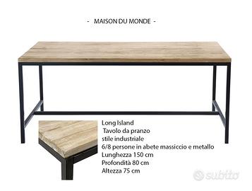 Tavolo " Maison du Monde" come nuovo