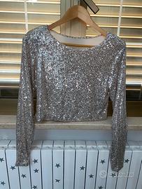 Maglietta a pagliette