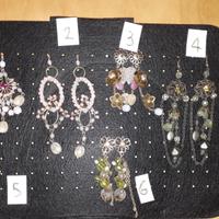 orecchini pendenti bigiotteria