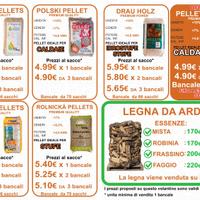 Pellet e legna da ardere