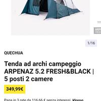 tenda da campeggio 