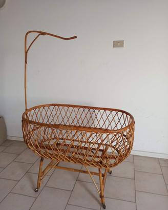 Culla in vimini/rattan