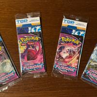 Artset 4 Bustine Pokemon Colpo Fusione