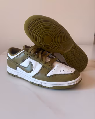 Nike Dunk Low verde oliva e bianco – Taglia 42