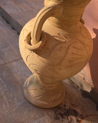 vaso anfora decorativa da giardino terracotta 