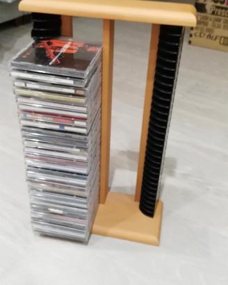 Porta cd in legno - estrazione ad ali