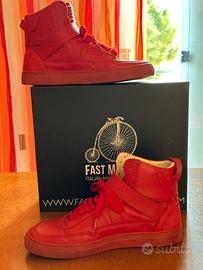 Sneakers alte in nappa