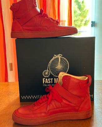 Sneakers alte in nappa