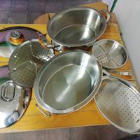 Pentole e vaporiera mai usate