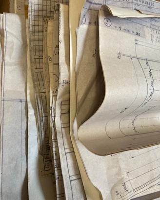 Un archivio di disegni tecnici della innocenti