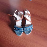 Sandali con zeppa e plateau