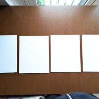 4 CARTONI TELATI - CANVAS - PER PITTURA