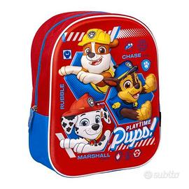 Paw Patrol - zaino per bambini 3d, rosso