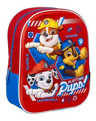 Paw Patrol - zaino per bambini 3d, rosso