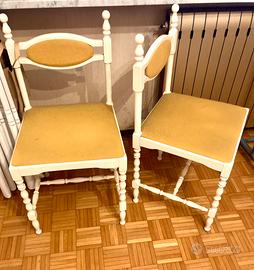 Coppia di sedie vintage “Chiavarine”