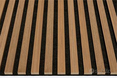 Boiserie listellare 545 x 2900 mm fonoassorbente